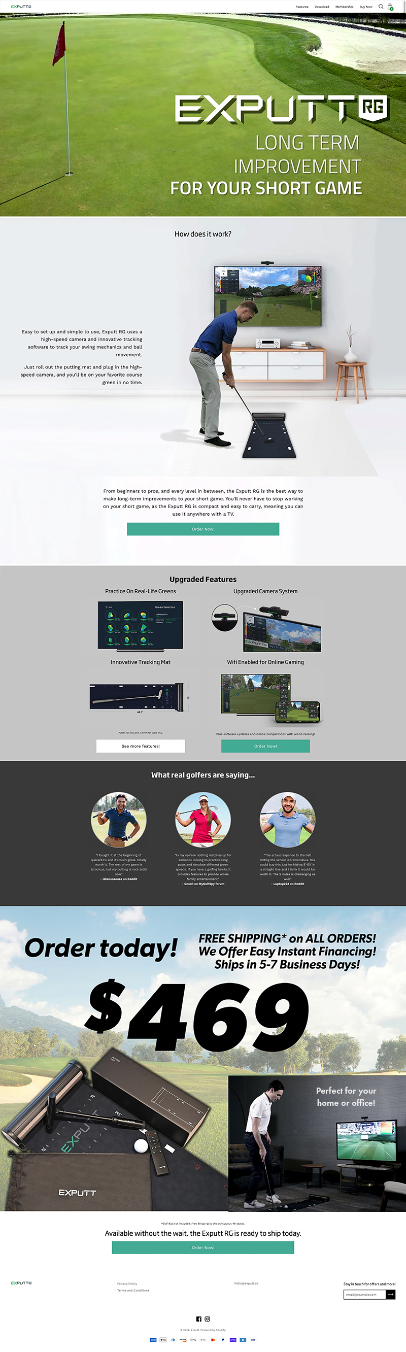 Exputt Home Page